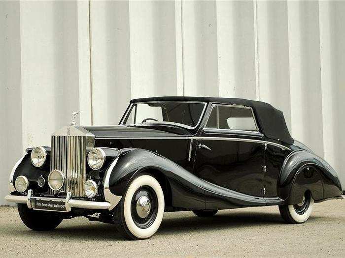 Rolls-Royce has revived the Wraith name for its next luxury coupe, but the beauty of the 1947 original will be hard to beat. This Drophead Coupe sold for $220,000.