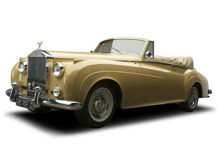 Rolls-Royce made only 12 of the Silver Cloud I Mulliner Drophead Coupe. This one sold for $368,500 in Scotsdale.