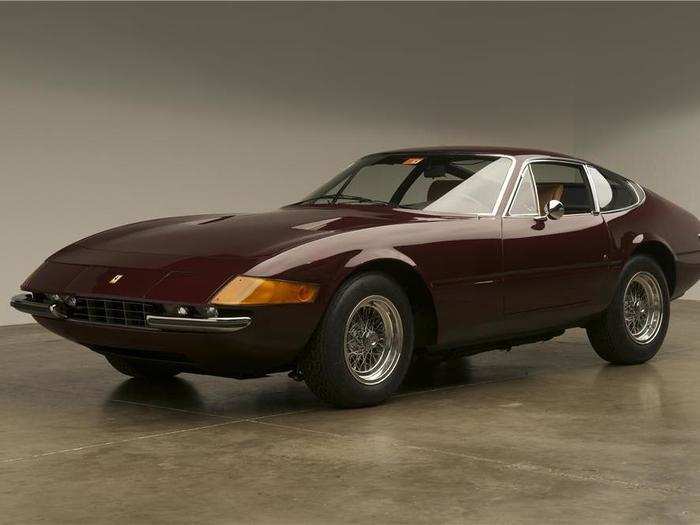 A Scotsdale buyer spent $495,000 for this 1972 Ferrari 365 GTB, which has just 9,769 miles on the odometer.