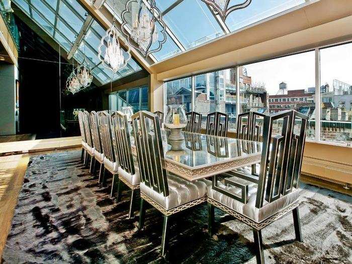 It offers unobstructed views of downtown Manhattan.