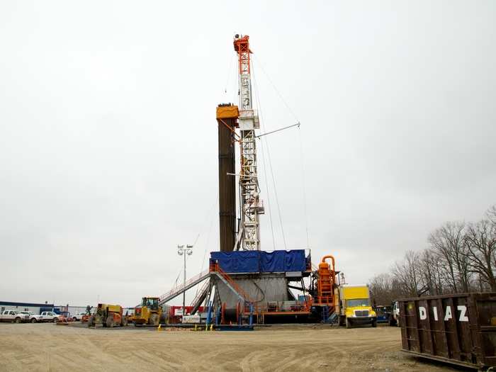 The Bray rig will end up drilling 10 wells at a rate of 20 days per well. This is all possible thanks to horizontal drilling.