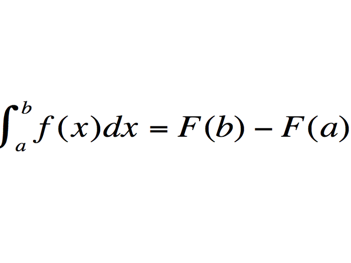 The fundamental theorem of calculus