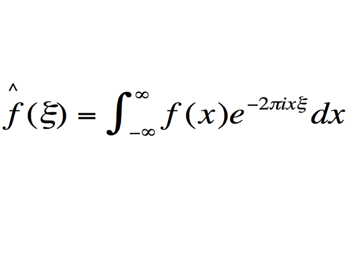 The Fourier transform