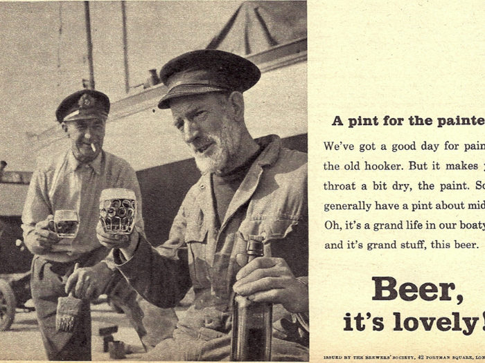 1962: Drinking on the job is totally acceptable.