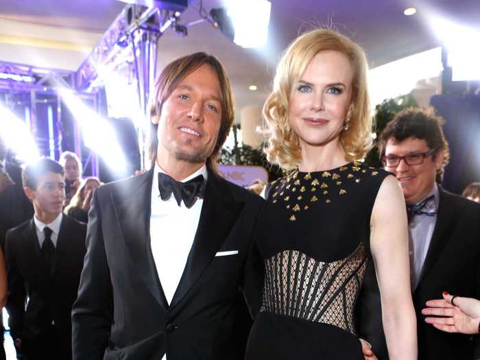 Nicole Kidman is a good bit taller than her fellow Aussie husband Keith Urban at 5