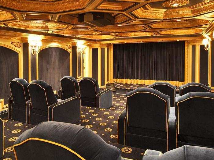 A plush private theater.