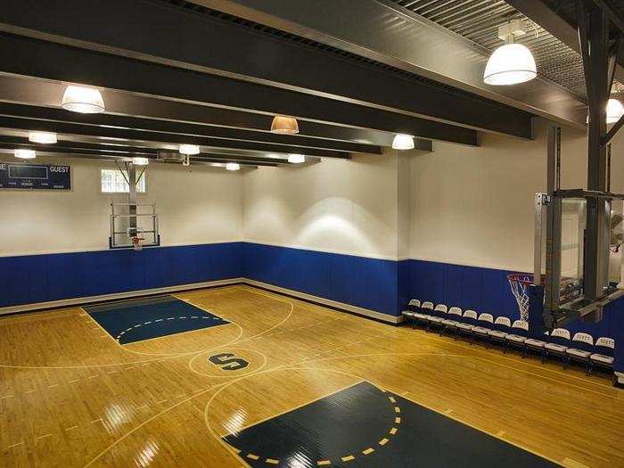 And a basketball court!