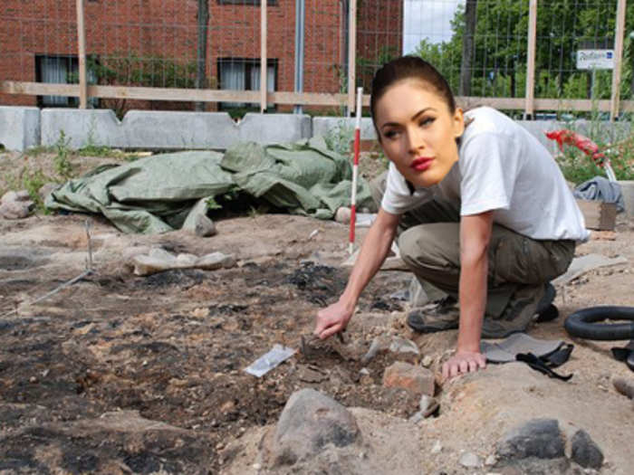 Instead, she loves archaeology more than acting. So much so, it