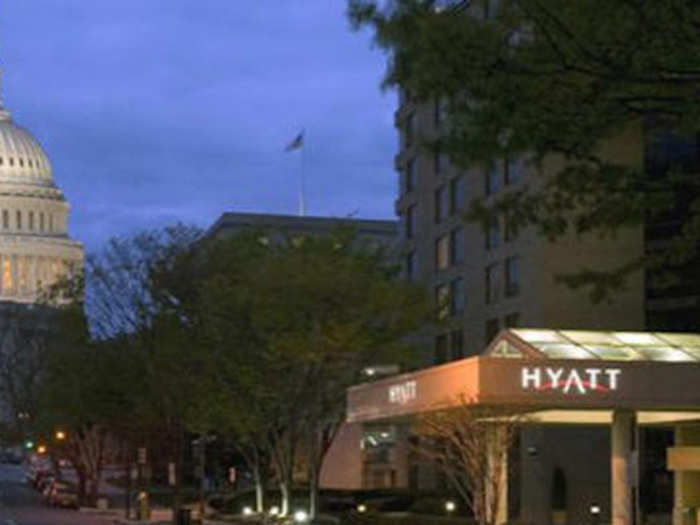 Meanwhile, the Hyatt Regency in Washington created a Pres Package for $70,000.