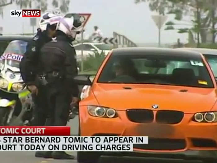 He also owns an orange BMW, which was the object of controversy when he got in a bizarre police standoff last year...