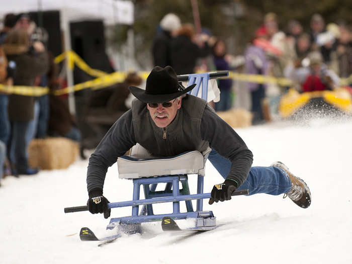 You can experience a bizarre winter festival.