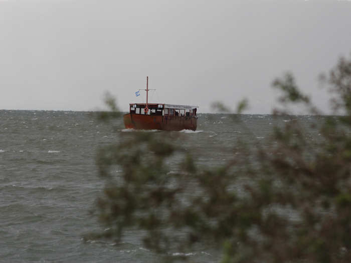 "We sailed on the Sea of Galilee, and we saw what we think Jesus talked about with these storms that just popped up," Paul told reporters after the trip.