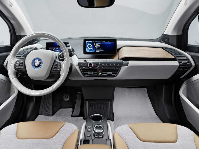 In the new era of mobility, "trims" are called "worlds." The i3 offers three choices: Mega, Giga, and Tera.