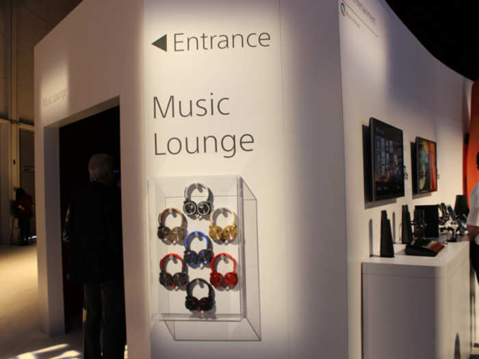 The Music Lounge featured Sony