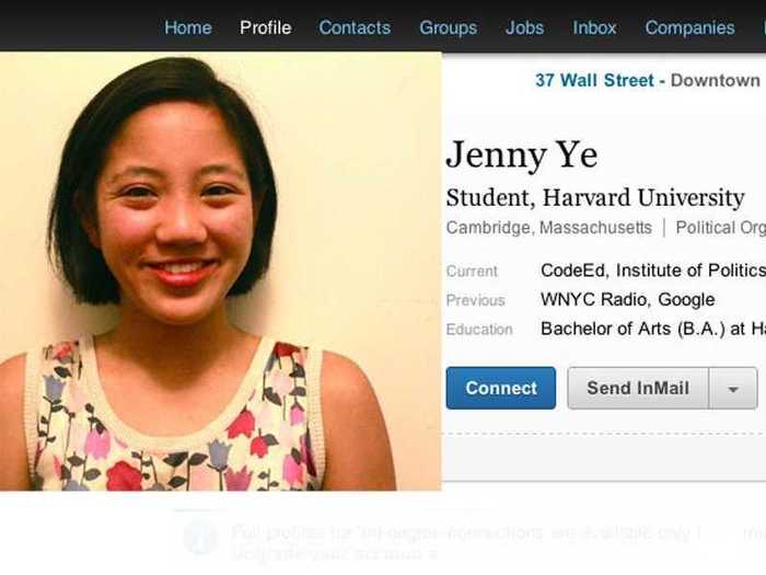 Jenny Ye is an advocate for women