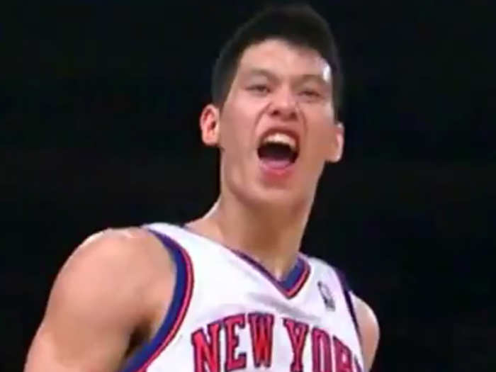 14. $42,388 to meet Jeremy Lin, his signed jersey from the win against the Lakers, and four VIP tickets to the Knicks vs. Hawks game.