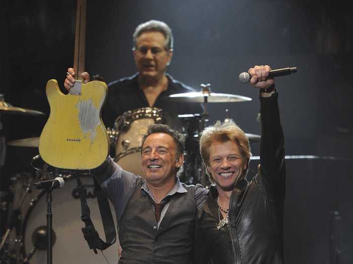 3. The person who bid $135,000 received a Fender Bass guitar signed by performers at the 12-12-12 Concert including Bruce Springsteen, Jon Bon Jovi, Roger Daltry, and Chris Martin.