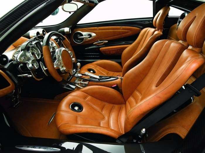 The interior is clad in leather made by the Dani Group, which tailors it to the customer