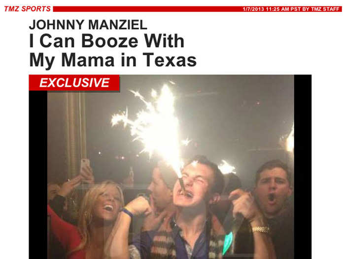 He got on TMZ with this flaming kazoo