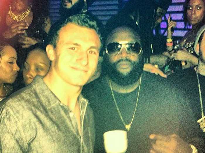 He partied with Rick Ross