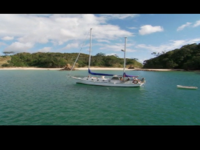 New Zealander Andrea Rush was swimming near an anchored yacht off Maleukula Island in the South Pacific when she was attacked.