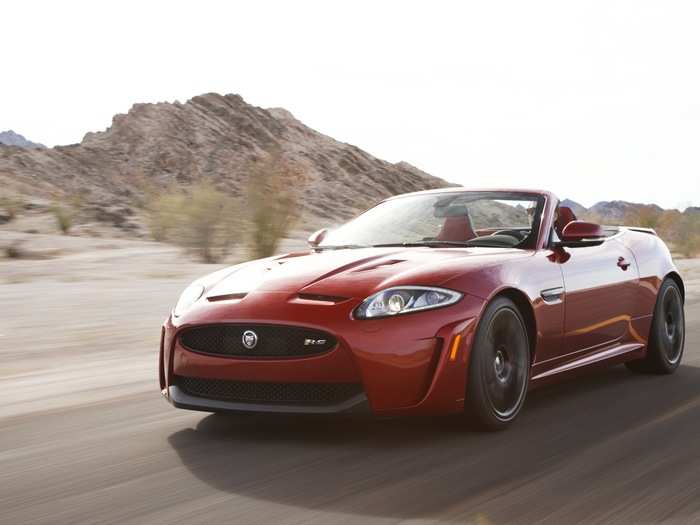 2013 Jaguar XK: Sinewy and gorgeous, the Jaguar XK hardly looks like it