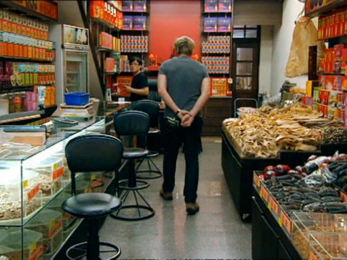 The grocery stores in Taiwan were chock full of shark fins — hanging from the walls, stacked in boxes, and overflowing from crates. Some of the smaller fins easily cost $300 a piece.