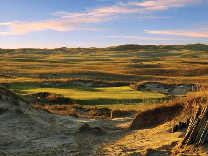 Though Prairie Dunes in Hutchinson, Kansas, isn