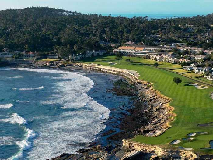 With views over the Pacific Ocean and challenging holes, California