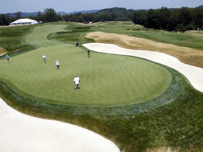 Oakmont Country Club in Oakmont, Pennsylvania, has hosted more major Championships than any other U.S. course, aside from Augusta National. Designed by Henry Fownes, the course features some of the fastest greens and most strategic bunkering you can find. The 2016 U.S. Open will be hosted here.