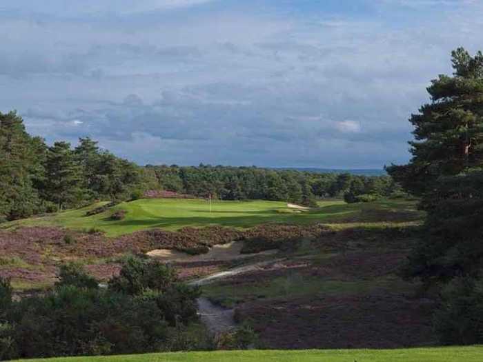 The Old course at Sunningdale Golf Club in Berkshire, England, winds through pine, birch, and oak trees. The variety of elevation, direction, and shots make it a top-notch inland course.