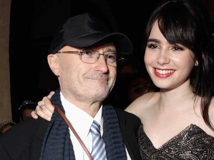 Lily Collins, 24, is the actress daughter of Genesis