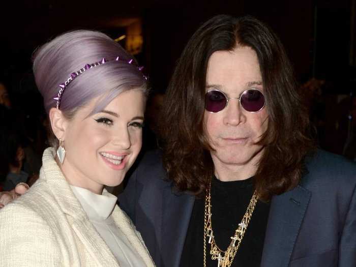 Kelly Osbourne, 28, is the TV personality daughter of Black Sabbath