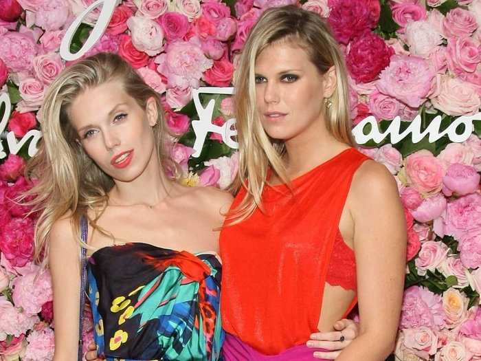 Theodora, 28, and Alexandra Richards, 26, are the model daughters of the Rolling Stones