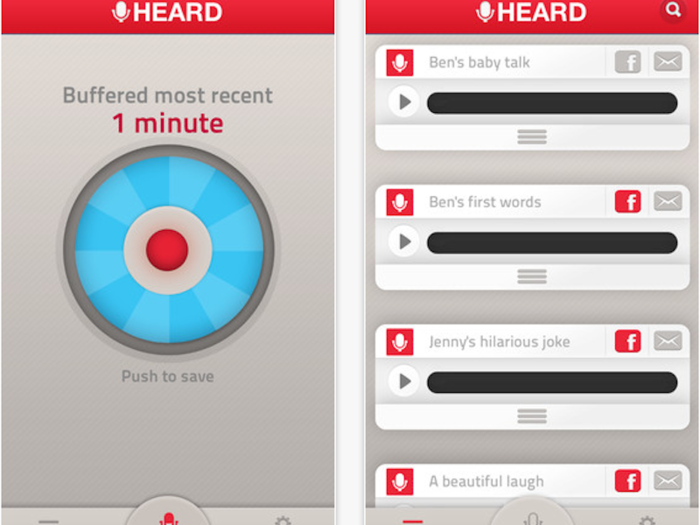 Heard is a neat new app that turns your iPhone into a time machine. The app lets you capture sound from up to 5 minutes in the past.