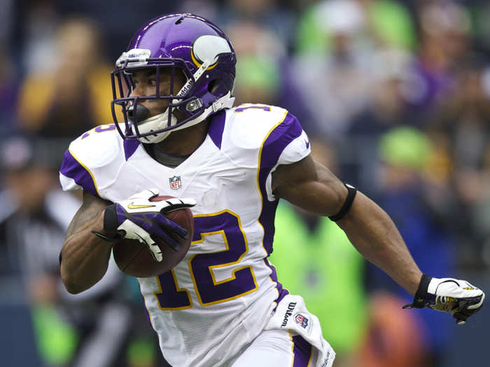 Percy Harvin signed a $67 million this summer. He tested positive for marijuana at the 2009 NFL Draft Combine