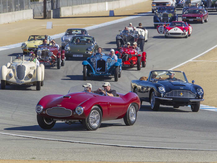 And it included a lap at the Mazda Raceway Laguna Seca.