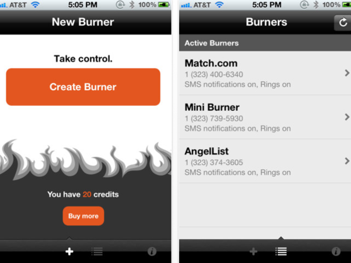 Burner is an app that gives you control back over who you share your phone number with.