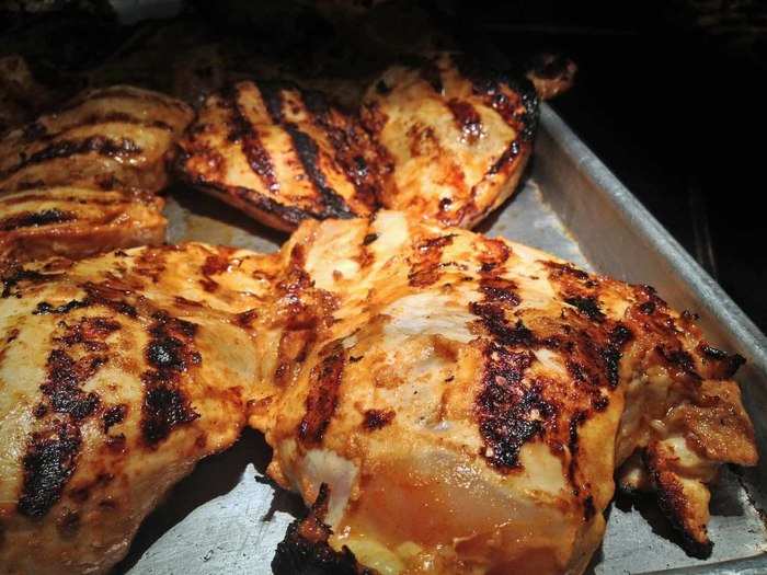 Grilled chicken is healthy too