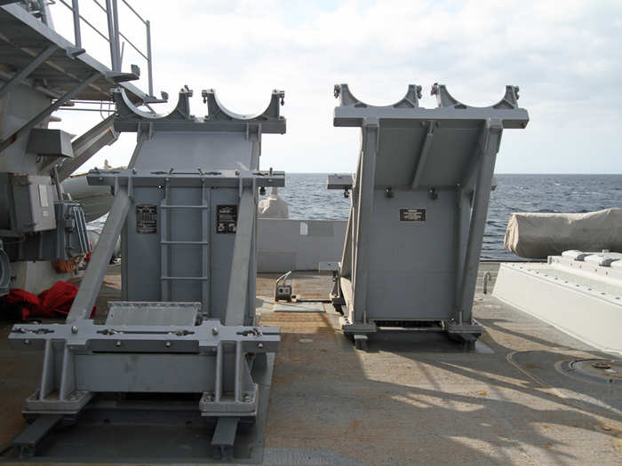 During a Syrian mission these racks will hold missiles.