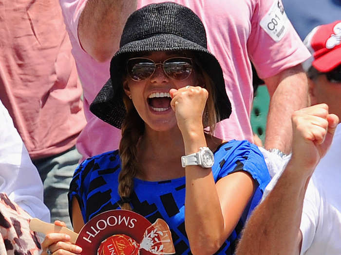 She also withstands the hot sun with a wide variety of hats