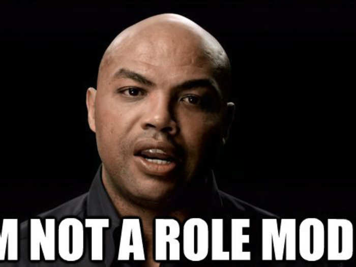 Charles Barkley Is Not A Role Model