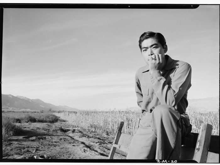 Adams noted that at least the landscape surrounding Manzanar was "magnificent."