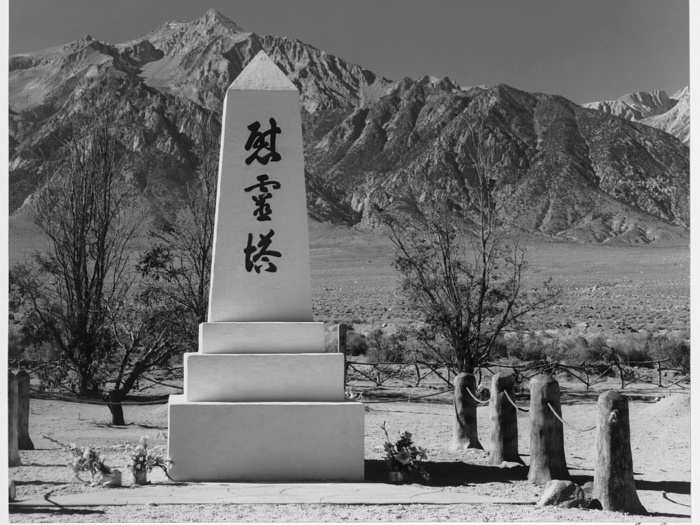 The inscription reads "Monument for the Pacification of Spirits."