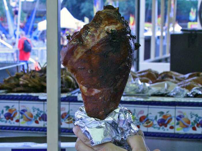 Or a jumbo turkey leg the size of someone