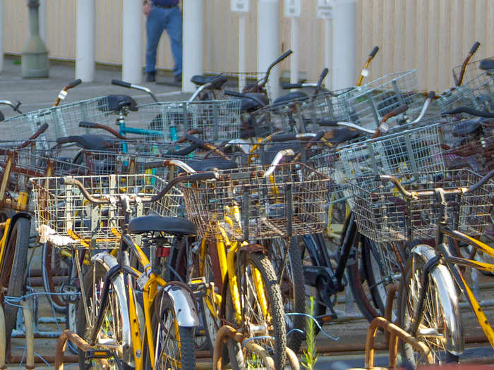 That long history lives on today at the shipyard where many workers ride bicycles handed down from grandparents who spent 50+ years on the job