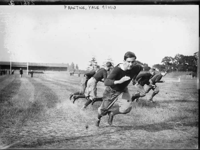 Princeton practicing (1913)