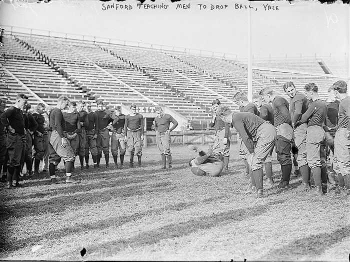 Yale practicing (ca. 1910-1915)