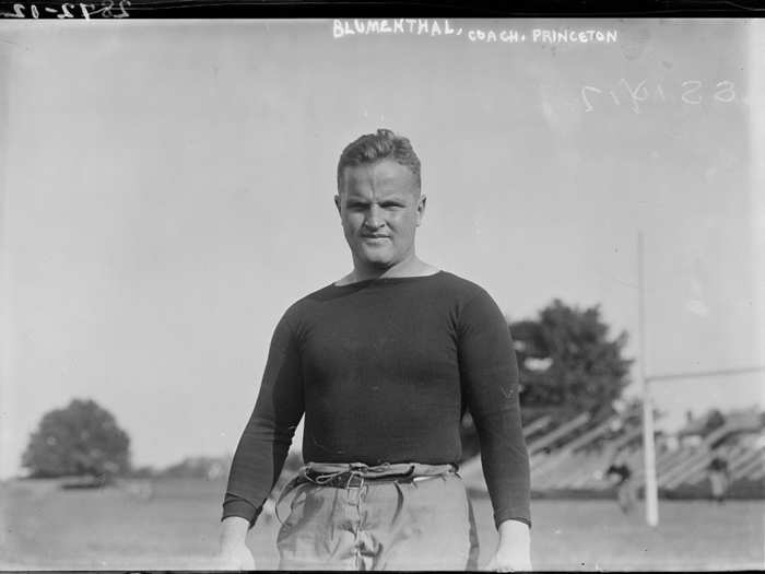 Princeton coach Arthur Bleuthenthal (ca. 1910-1915)