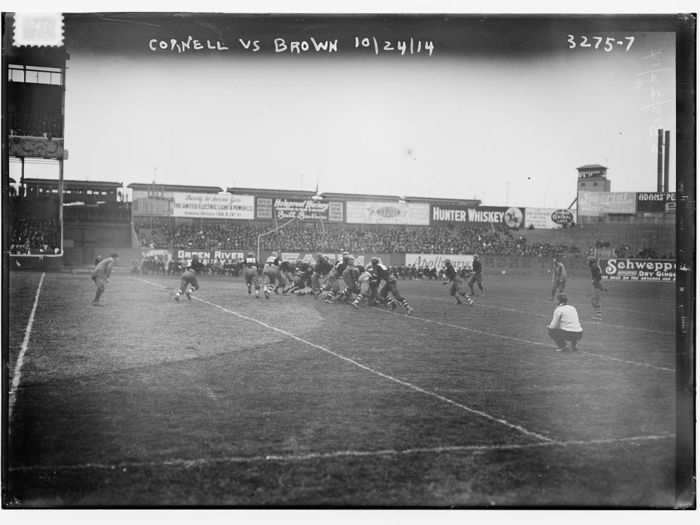 Cornell-Brown from the stands (1914)